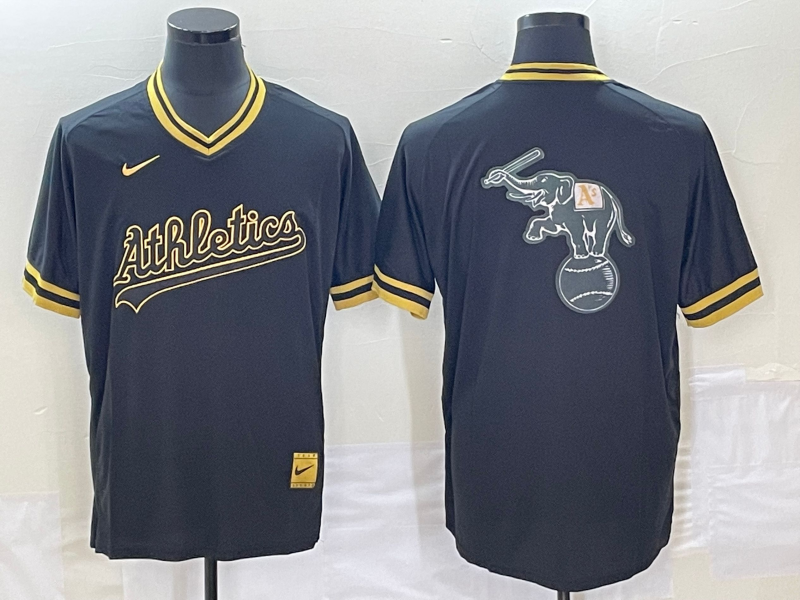 Men's Oakland Athletics Black Jersey